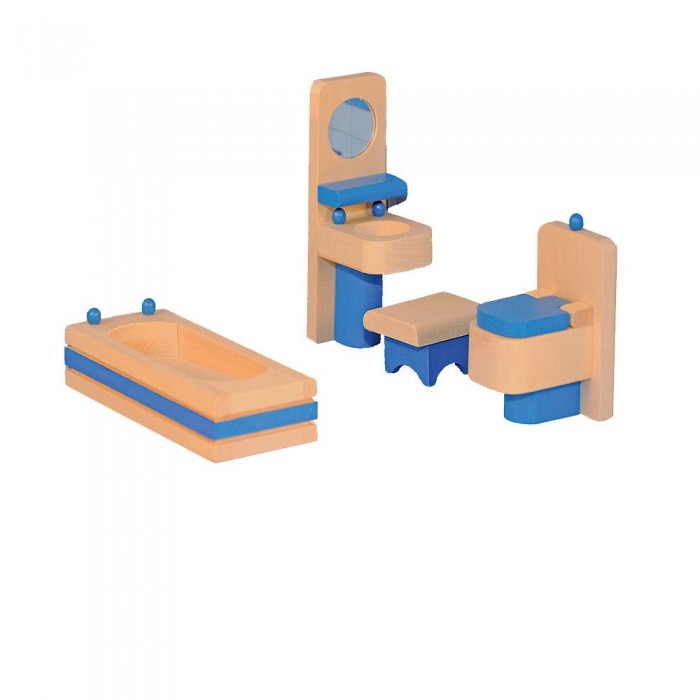 Set mobilier Baie pentru case de papusi WoodyLand